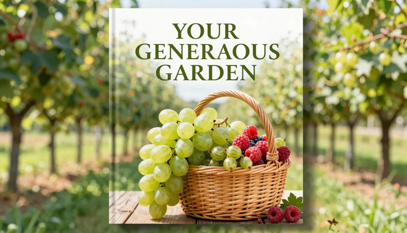 A professional book cover design for a gardening catalog tit...