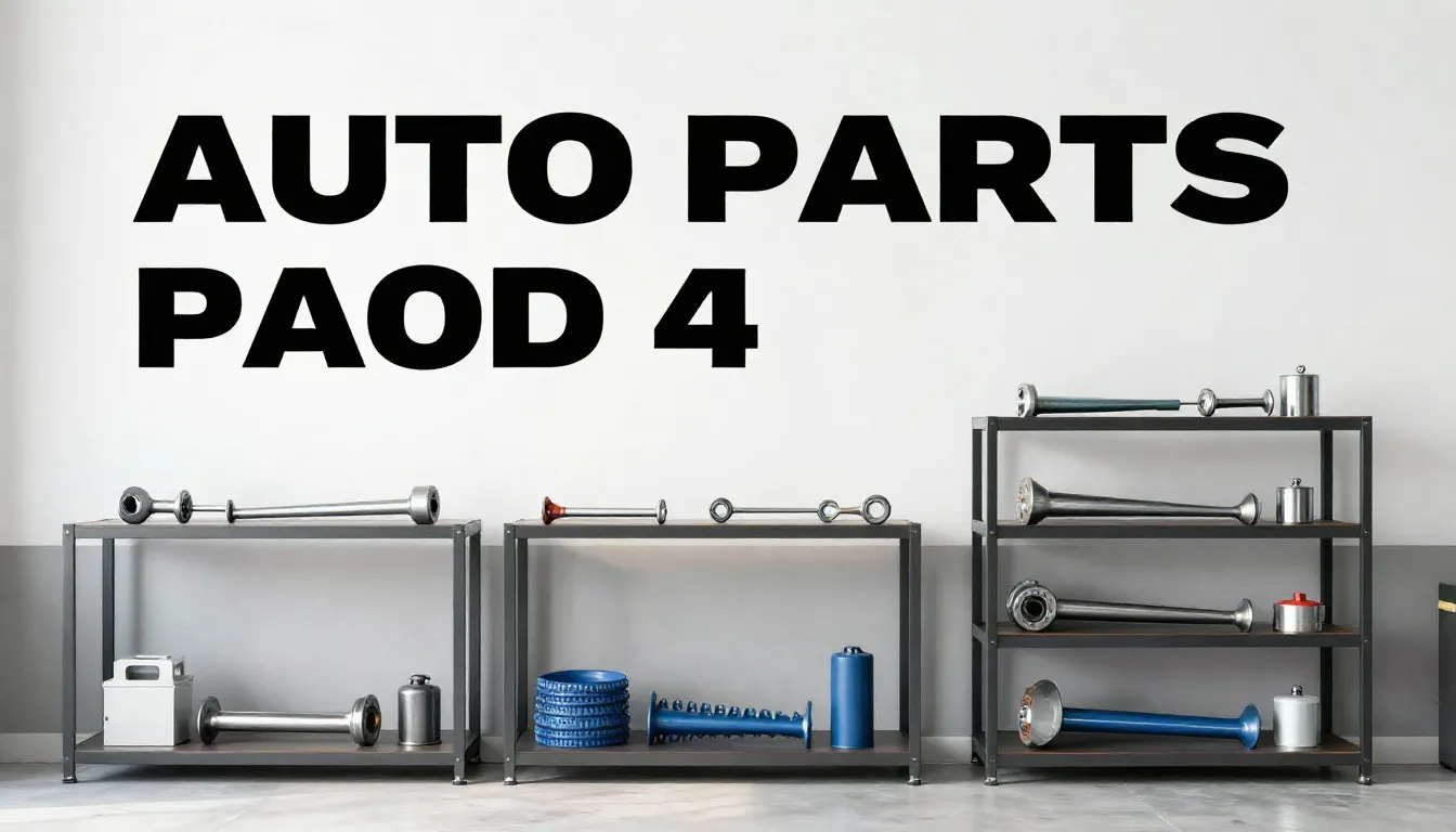 Minimalist poster for auto parts shop, professional car tool...