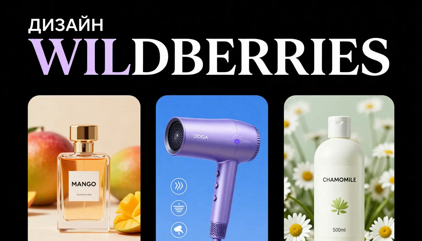 Professional banner for a marketplace designer. Black backgr...