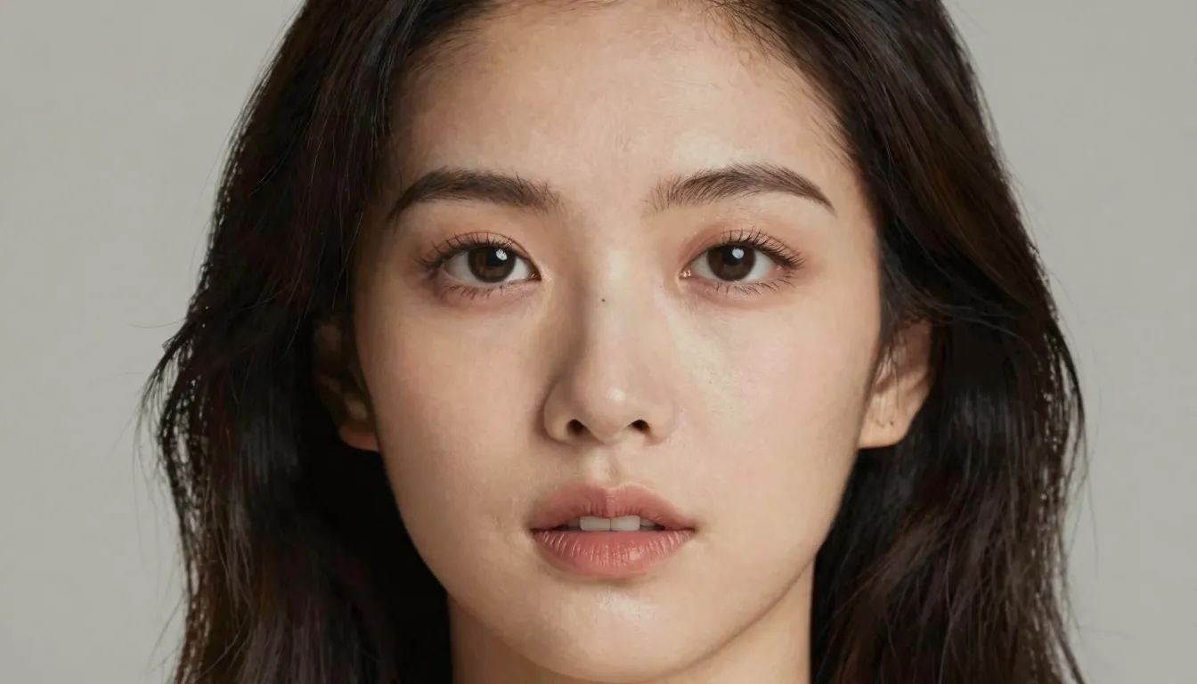 A beautiful realistic portrait of a single woman with natura...