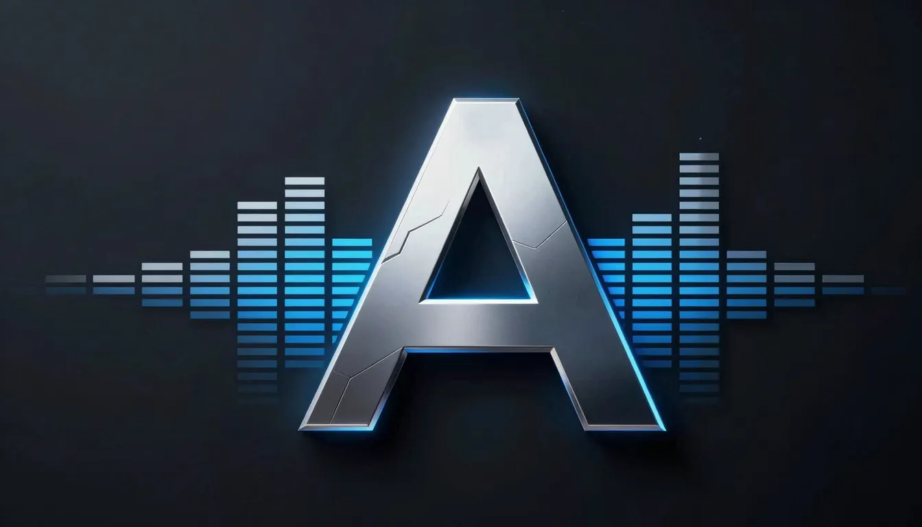 A professional minimalist logo, letter 'A' shaped like a sty...