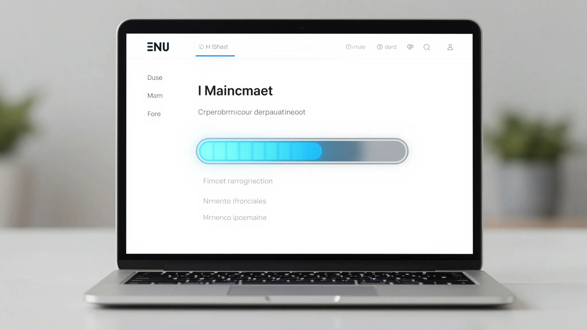 A clean, modern user interface of a creative web application...