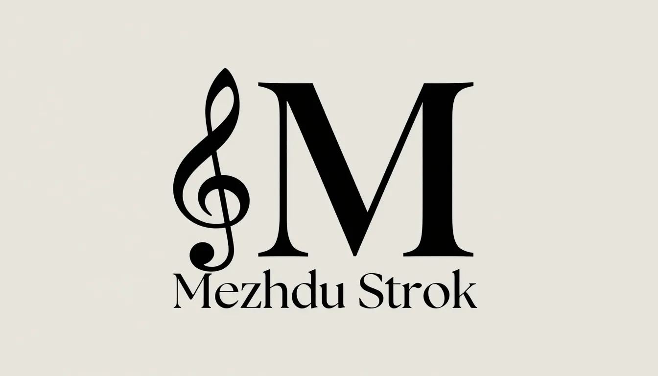 A sophisticated logo concept on a neutral background. The te...