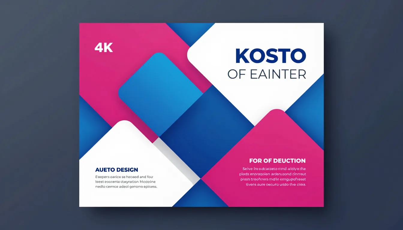 Professional promotional flyer template, modern aesthetic, v...