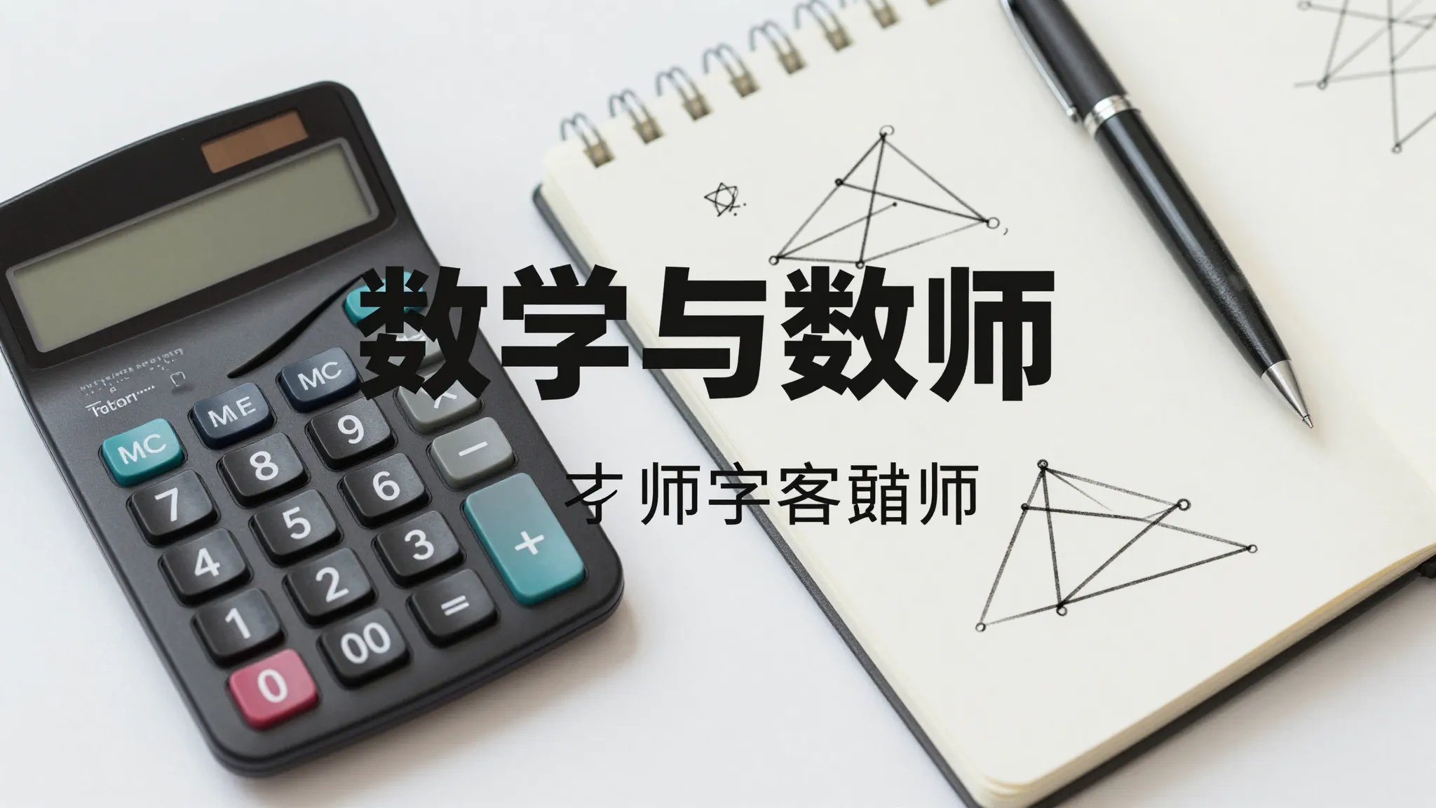 A professional and inspiring banner for a math tutor, featur...