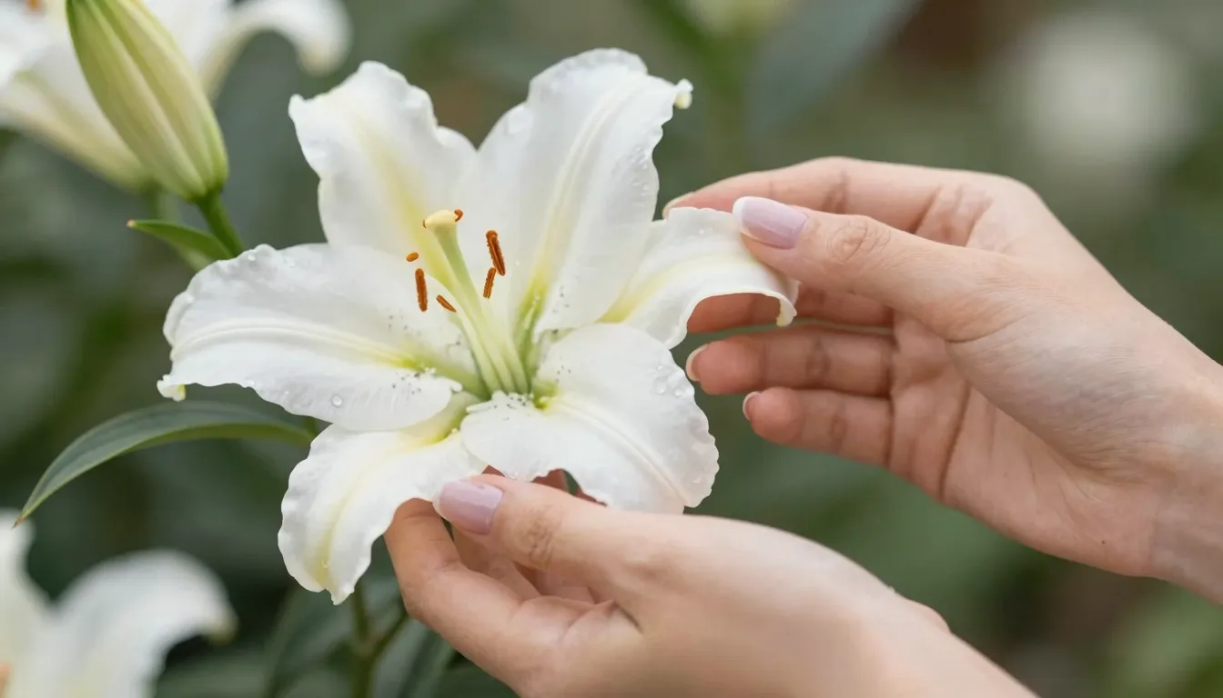 Close-up of beautiful manicured hands holding a delicate whi...