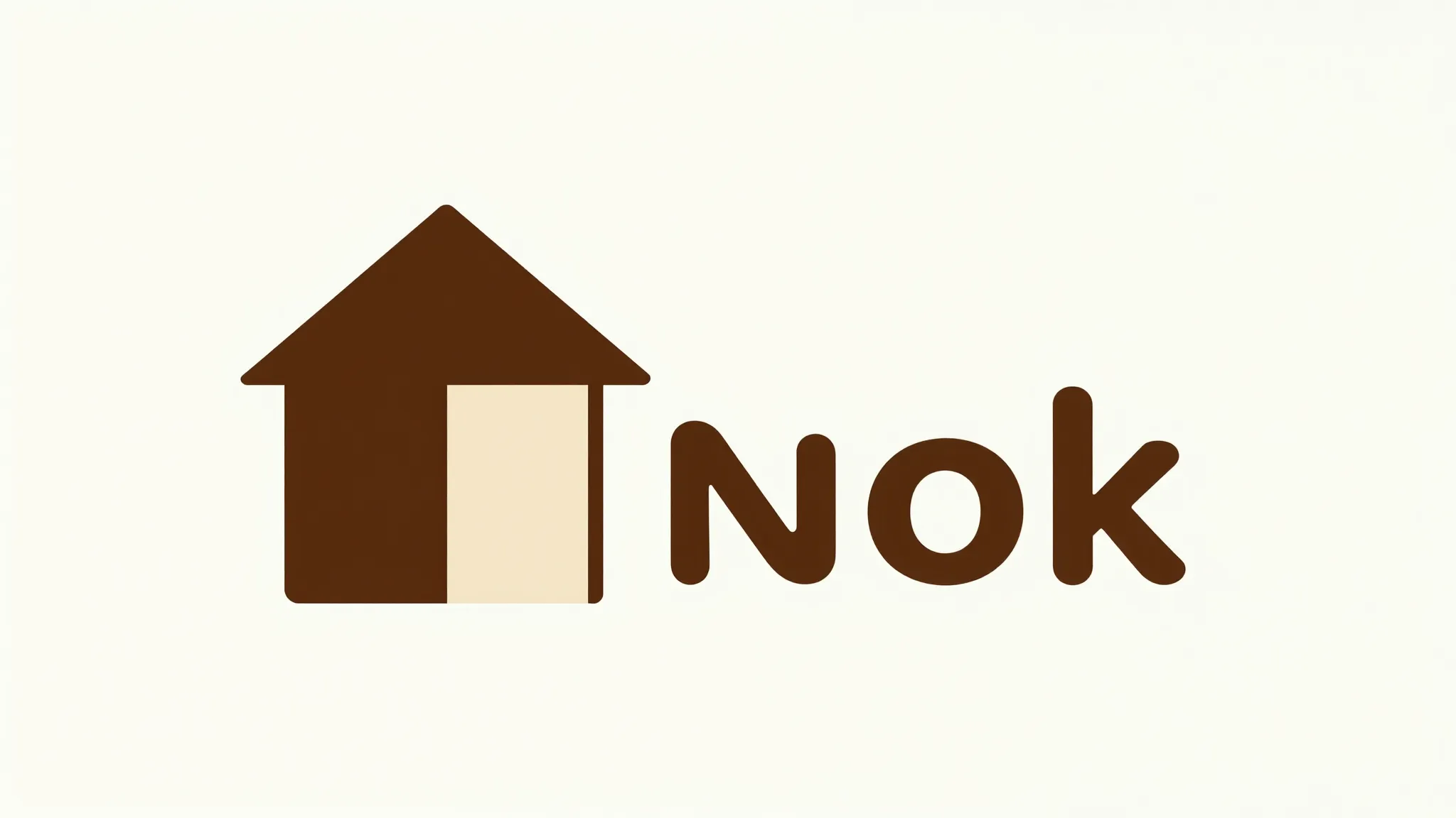 Minimalist logo for desktop app 'Nook', simple geometric sha...
