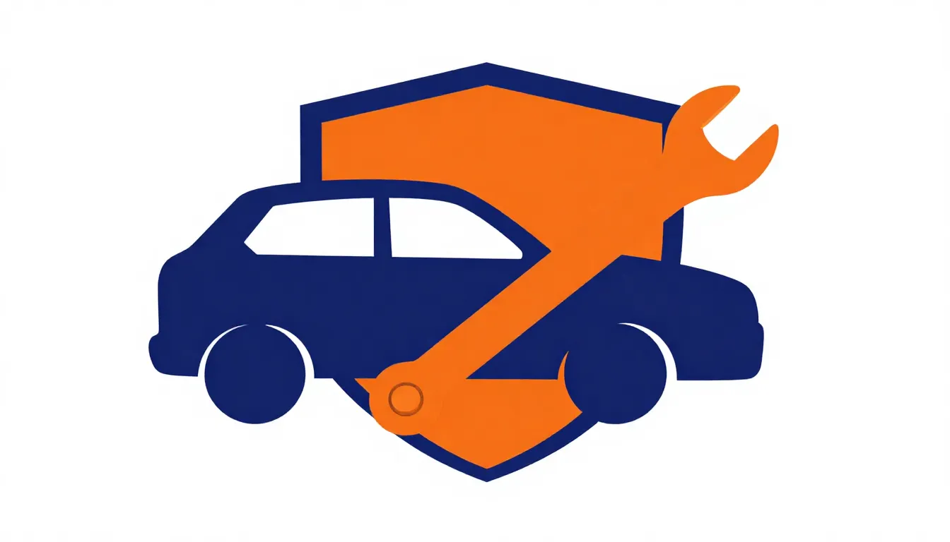 Minimalist logo for a roadside assistance company, featuring...