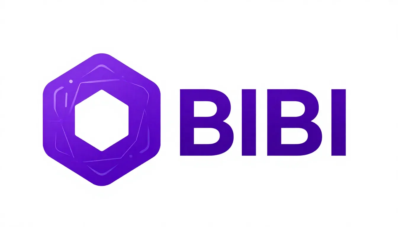 Modern emblem logo for a crypto and IT marketplace, abstract...