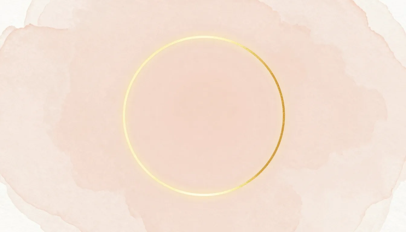 Minimalist song cover art, a golden glowing circle represent...