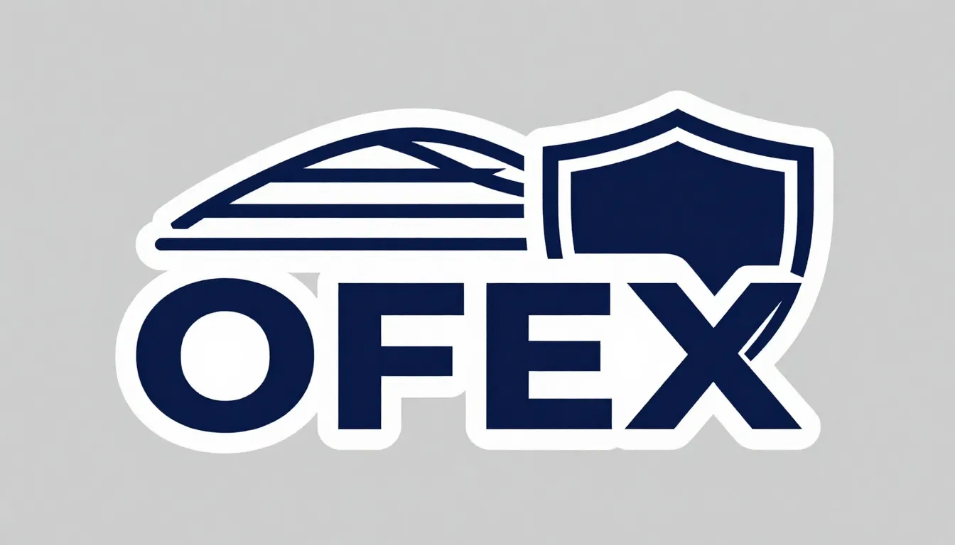 A professional logo design for a security company named 'OFE...
