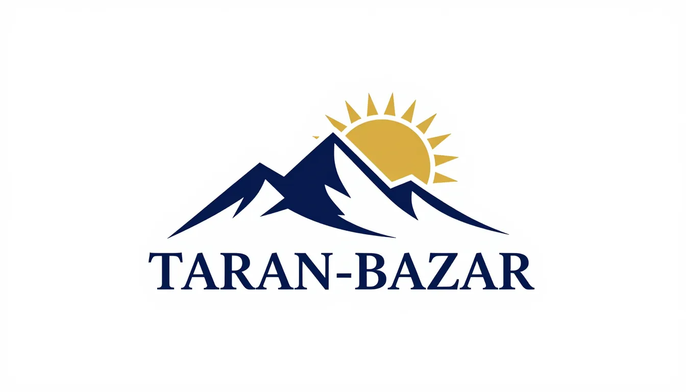 A professional logo design for a village named Taran-Bazar. ...