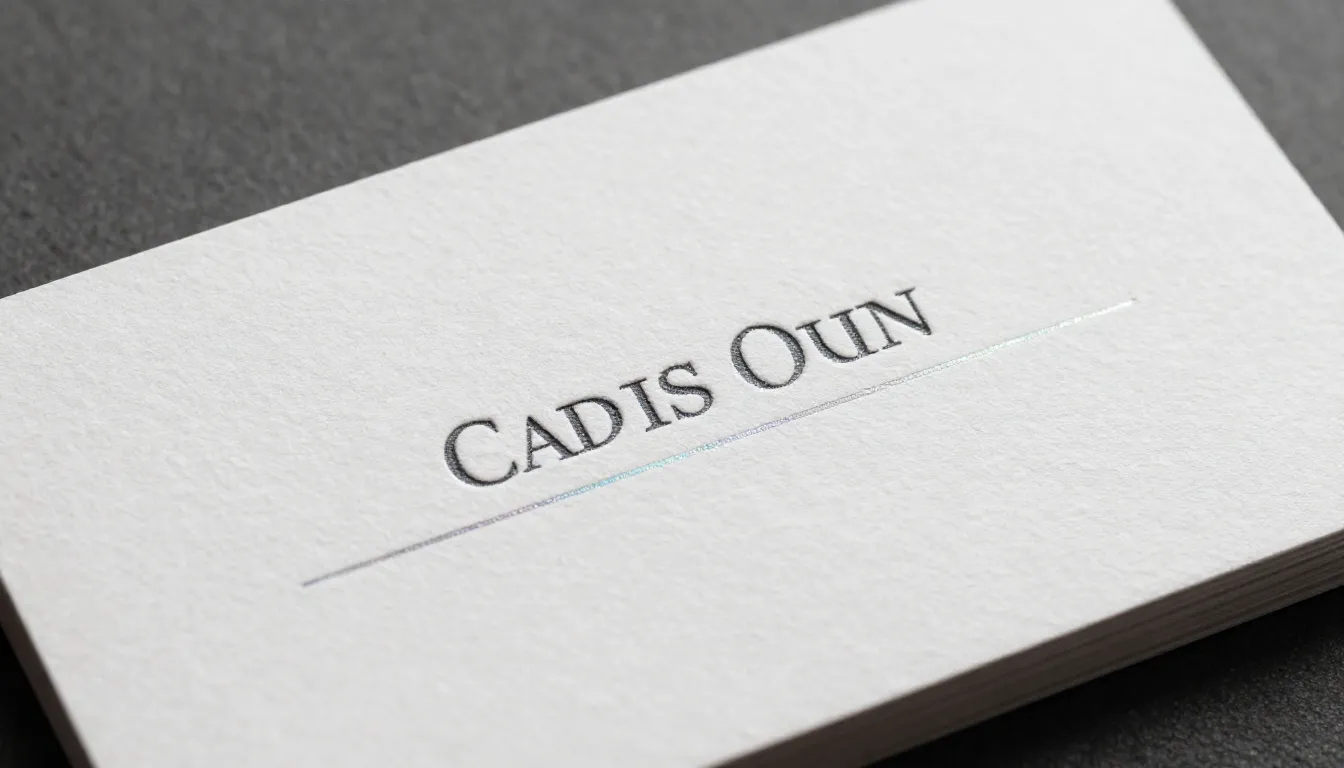 A professional business card design for a financial consulta...