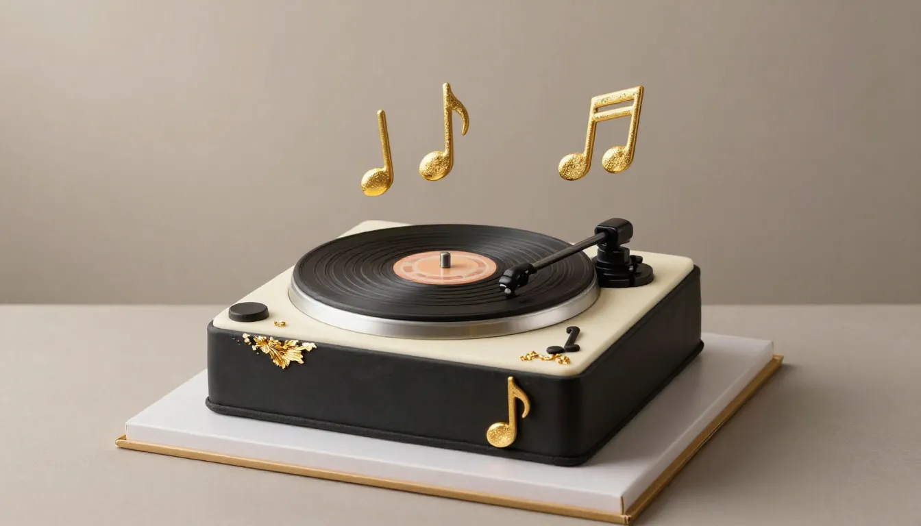 An artistic still life for a music professional's birthday. ...