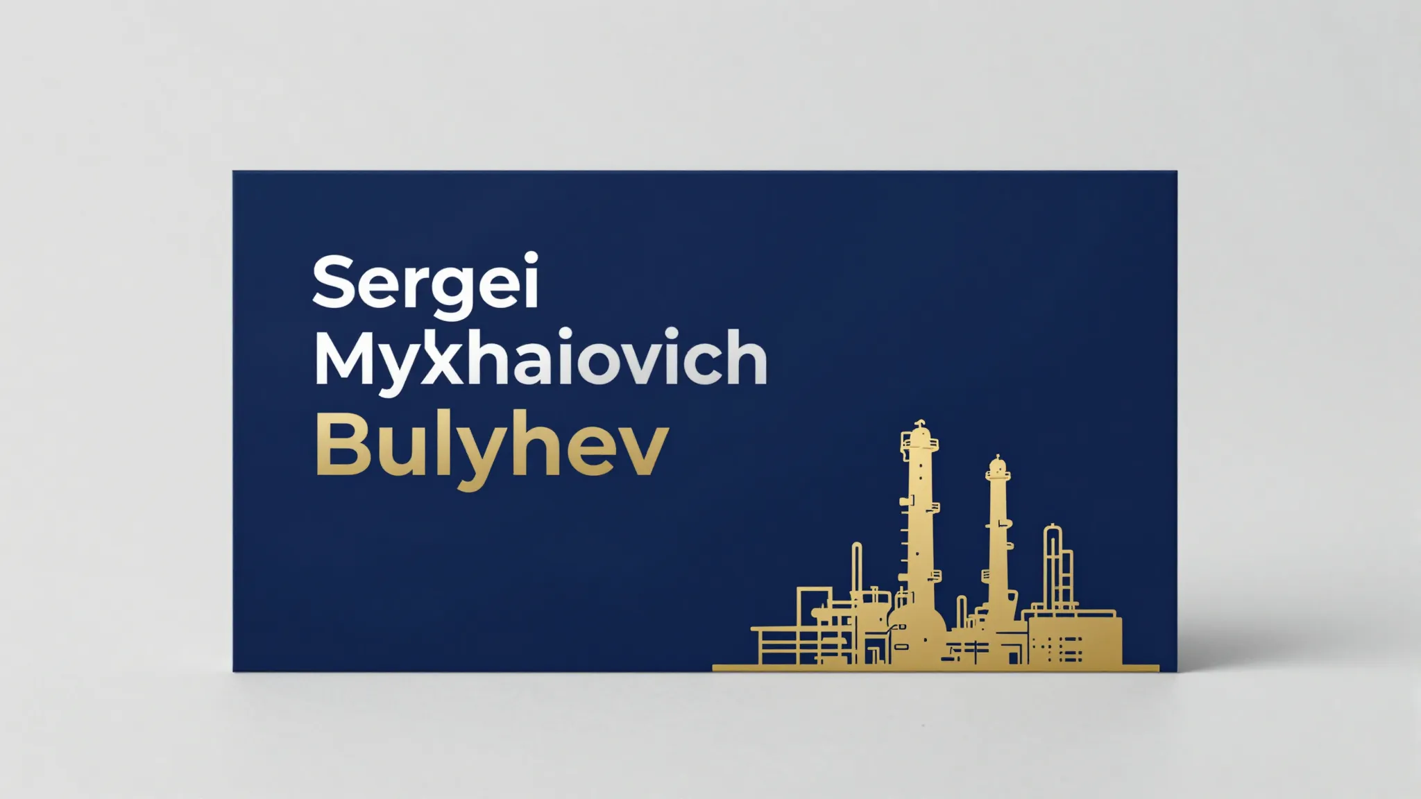 Business card back side, midnight blue background, bottom ed...