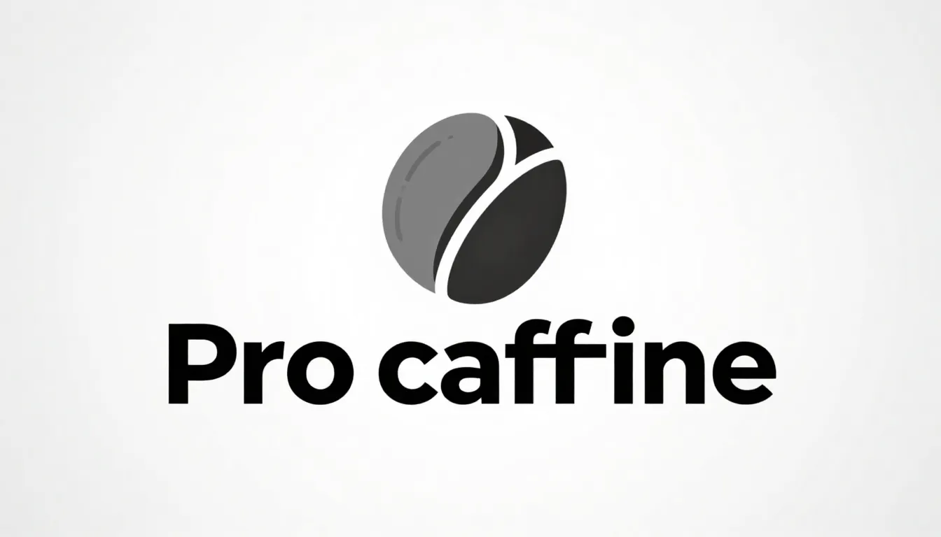 Professional logo design for 'Pro caffeine'. A stylized coff...