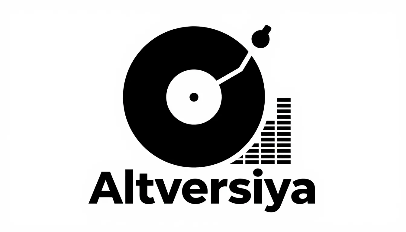 Modern minimalist logo for 'AltVersiya'. Abstract representa...