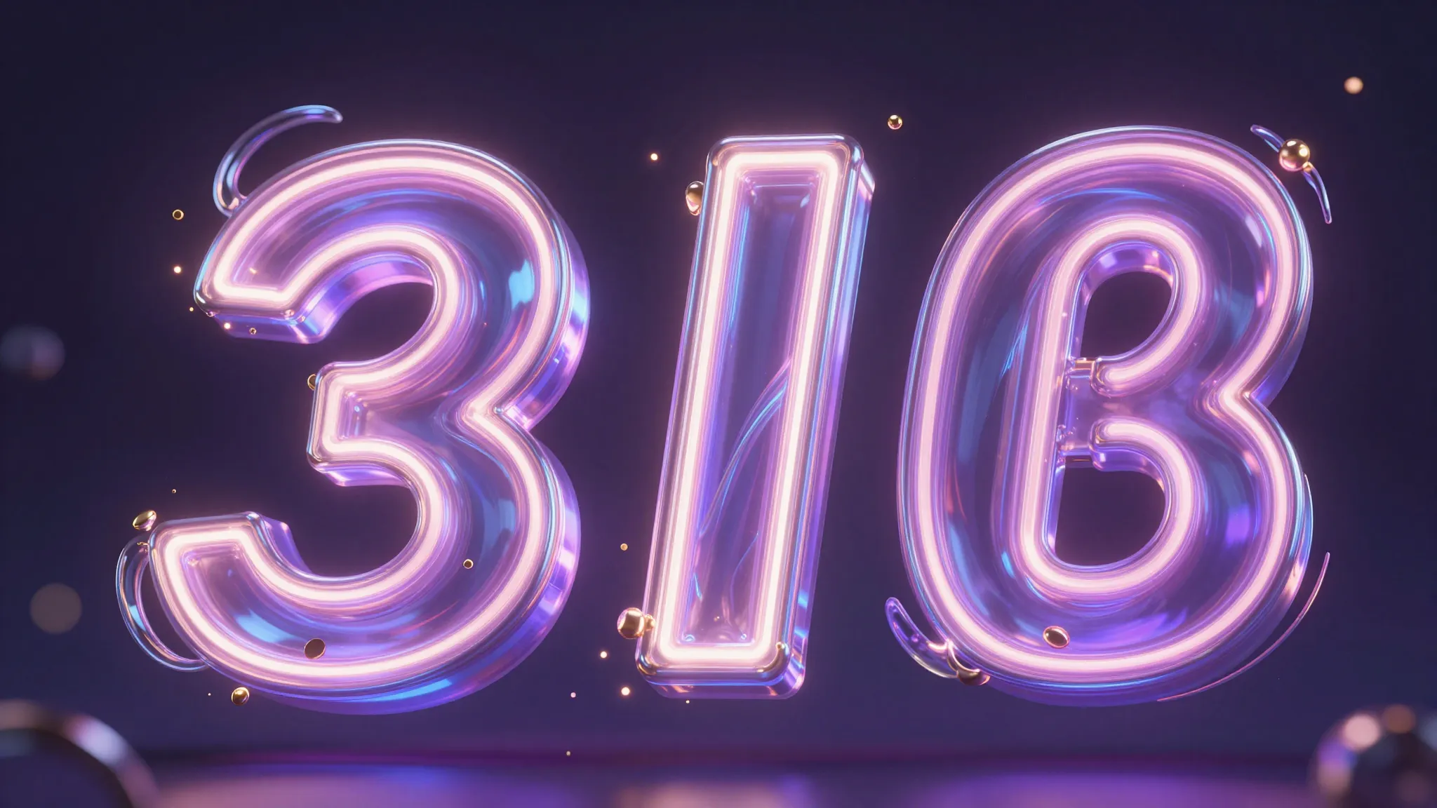 3D letters glowing with flowing iridescent energy, liquid ne...