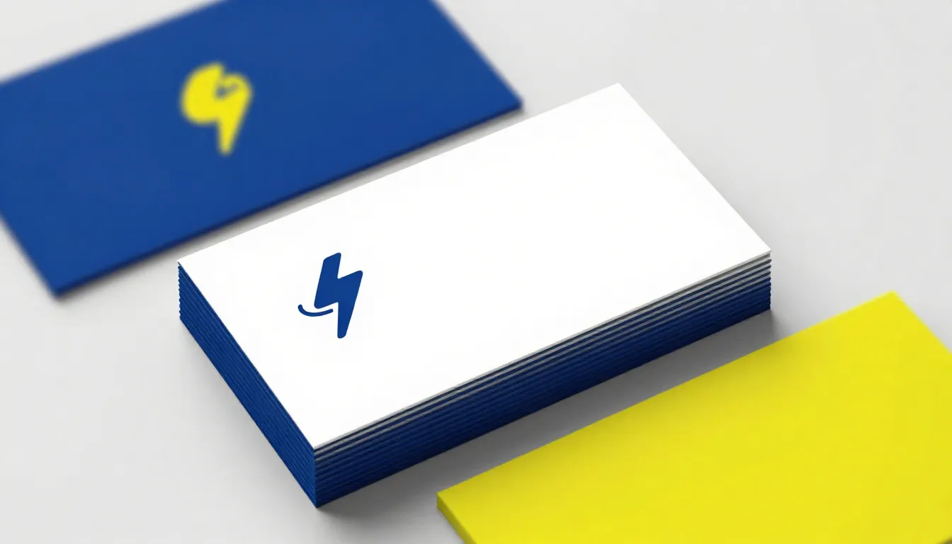 Professional business card design for an electricity school,...