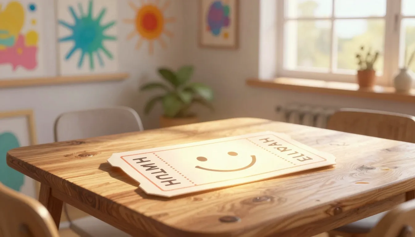 A cozy room filled with bright artistic splashes of paint, a...