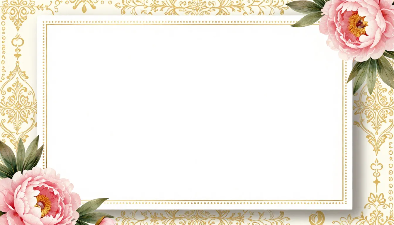 An empty vertical greeting card template for Mother's Day. T...