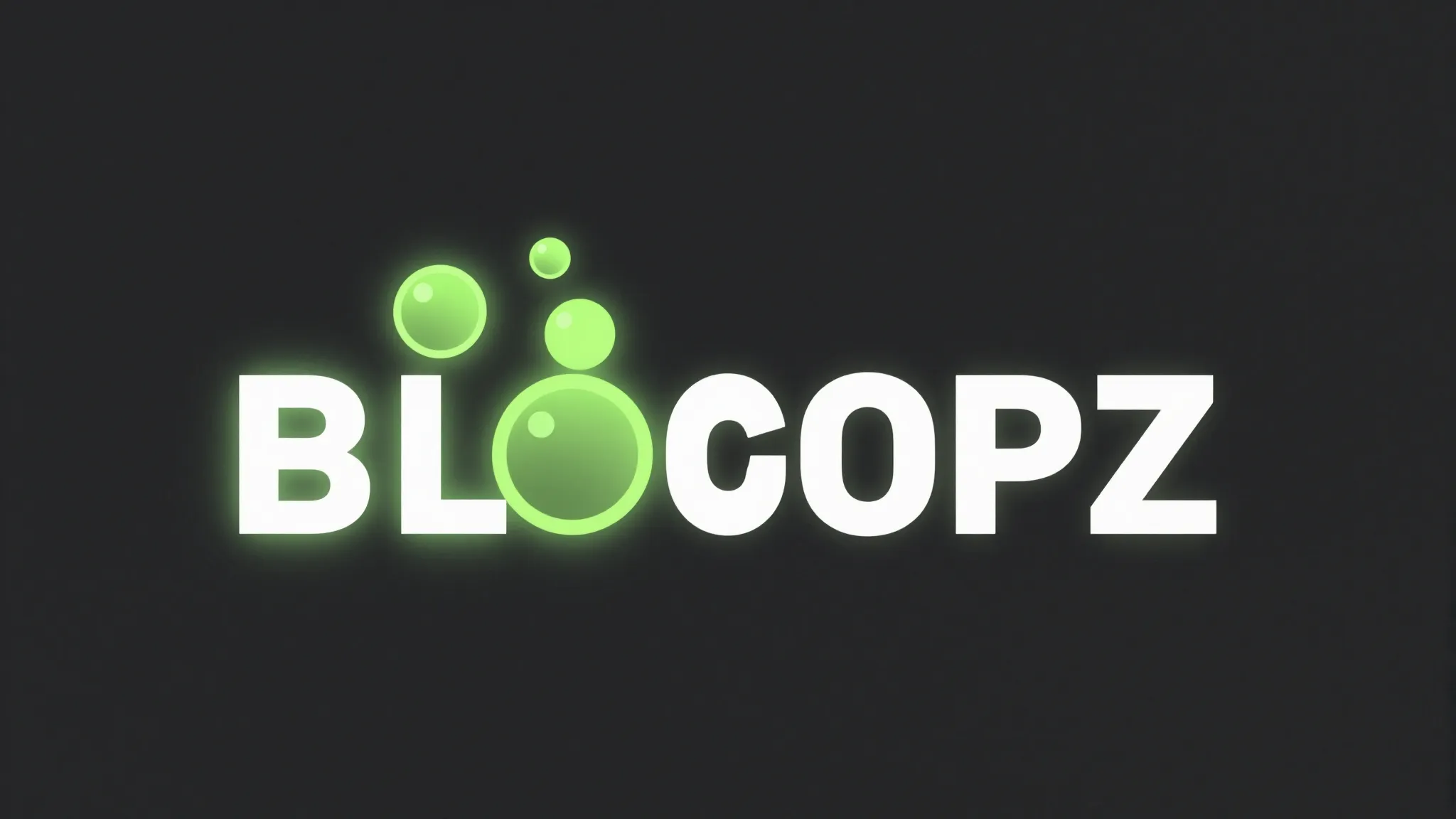 Minimalist logo for a music group named BLOOPZ, stylized cir...