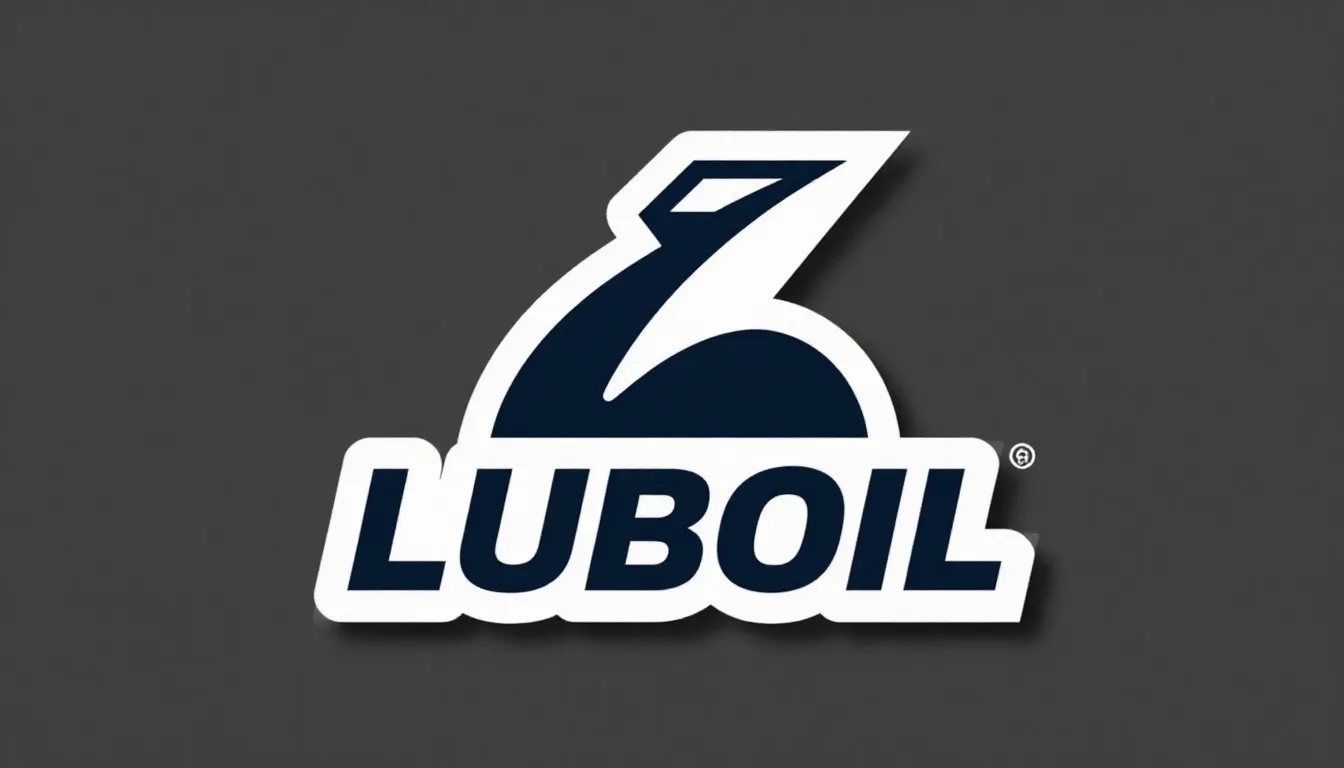 Modern logo design for 'LUBOIL', bold typography, abstract f...