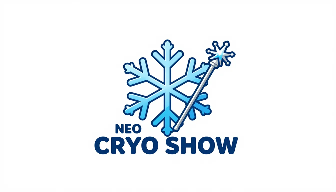 A professional logo for a children's show called 'NEO CRYO S...
