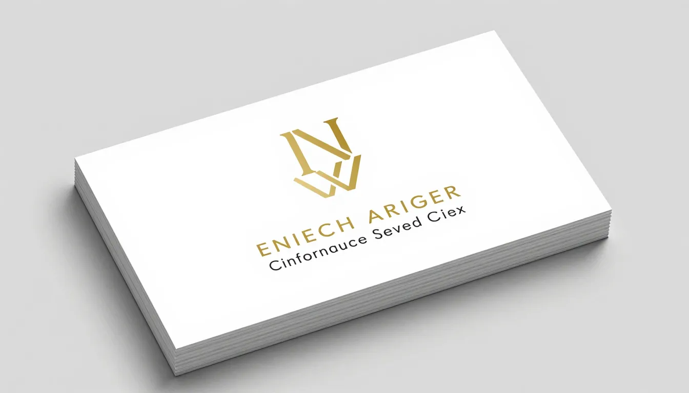 A professional real estate agent business card design, minim...