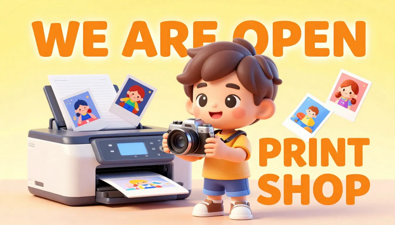 Bright and colorful cartoon illustration, a happy boy with a...