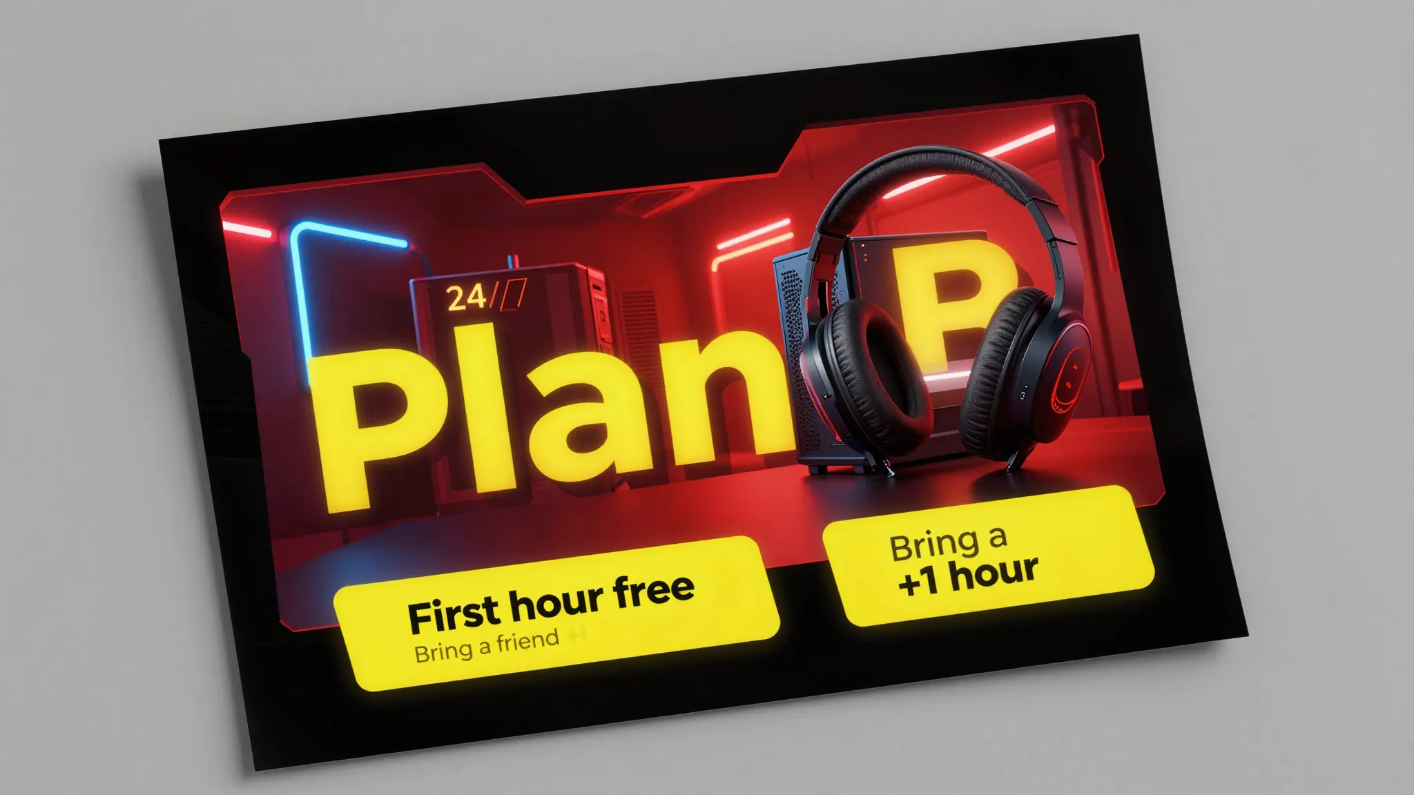 Professional flyer design, 1/6 A4 format, color palette: dee...