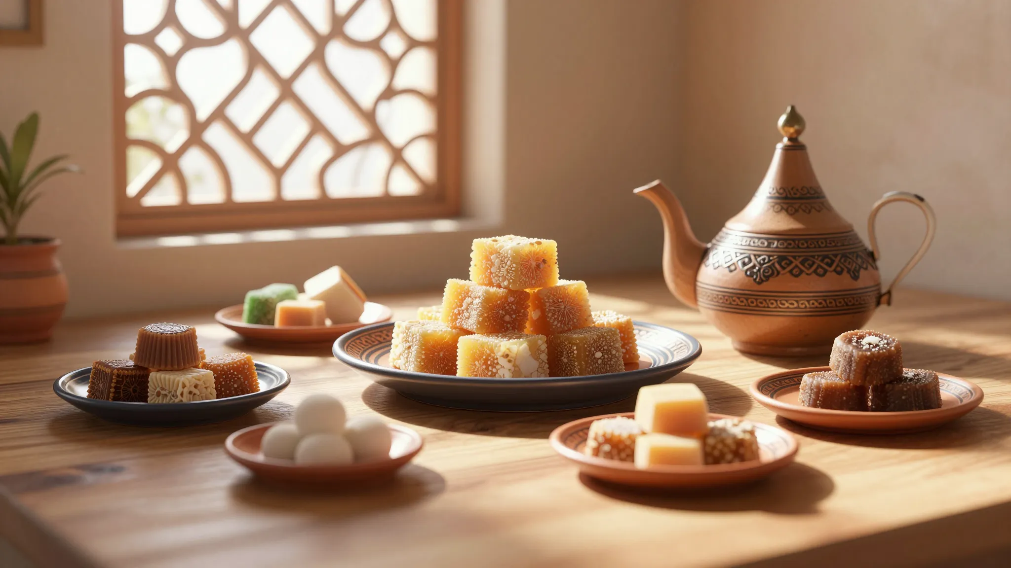 3D render of a festive scene for Qurbon Hayiti, traditional ...