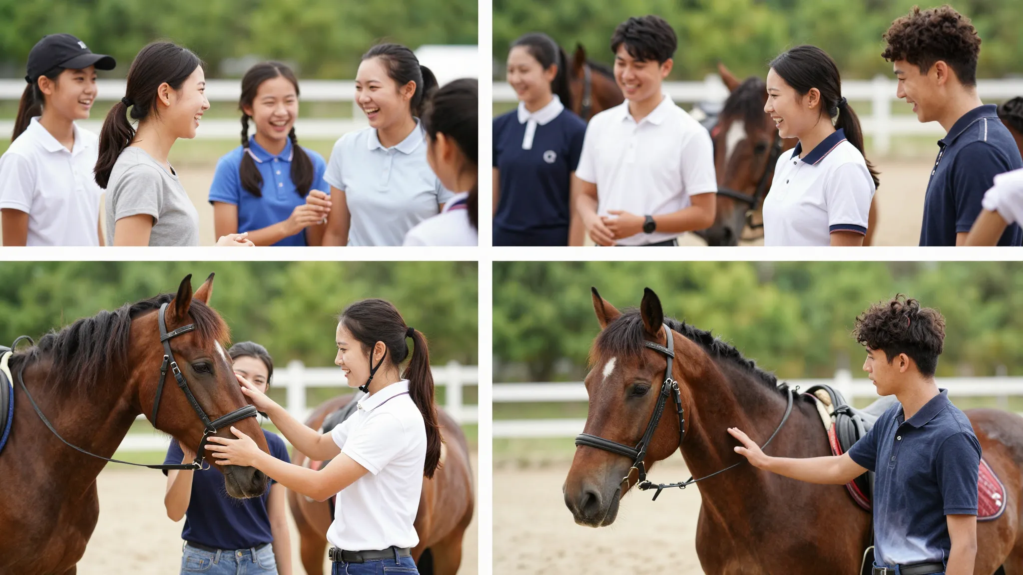 A vibrant and joyful photo collage or multi-panel image capt...