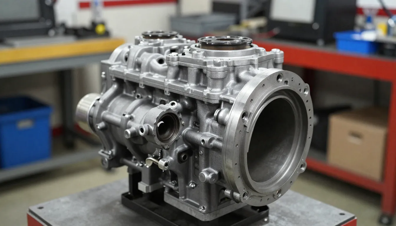 Close up of a clean, refurbished Japanese automatic transmis...