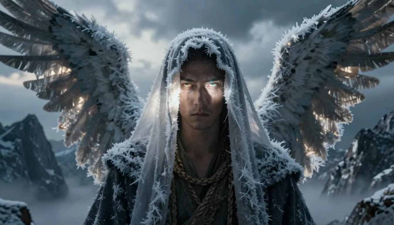 A powerful portrait of a man where his gaze pierces through ...