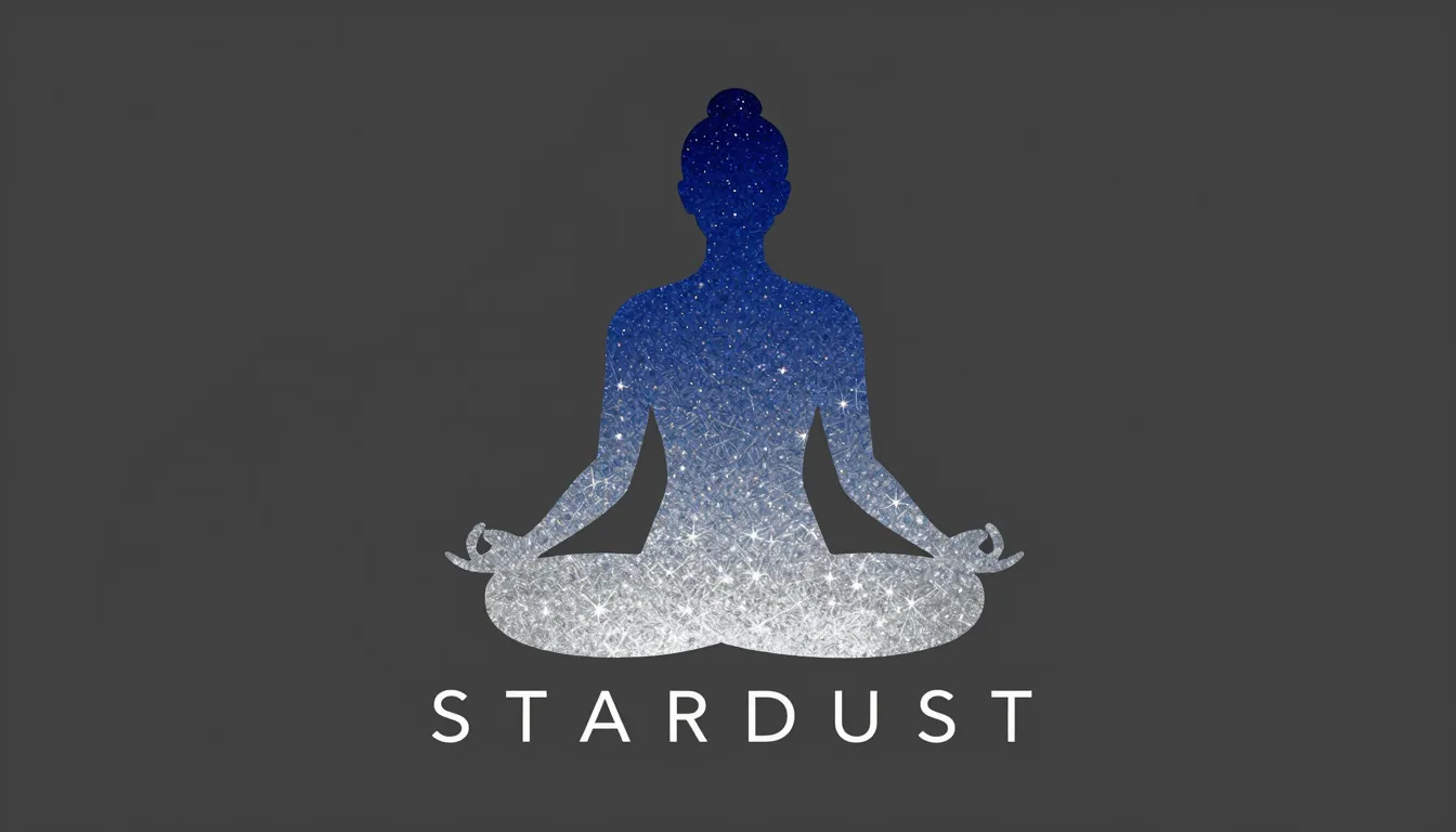Professional logo for an energy massage school, a silhouette...