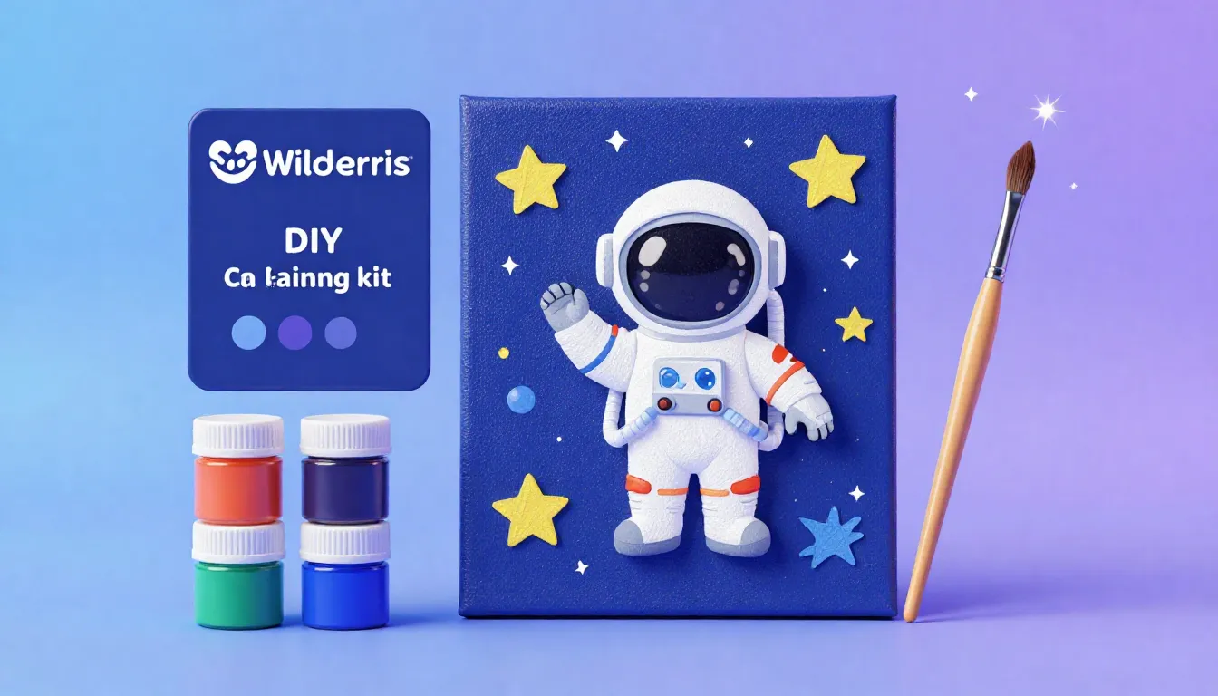 Infographic for Wildberries, children's DIY painting kit, sp...