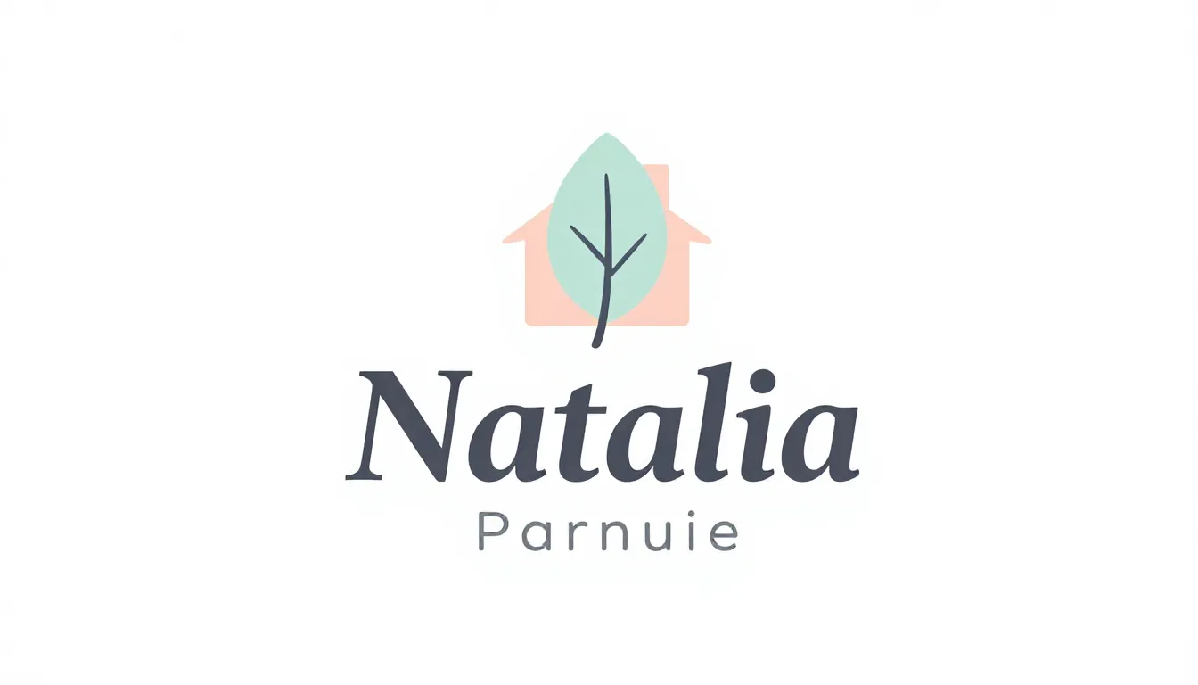 A professional logo design for a store named 'Natalia', mini...