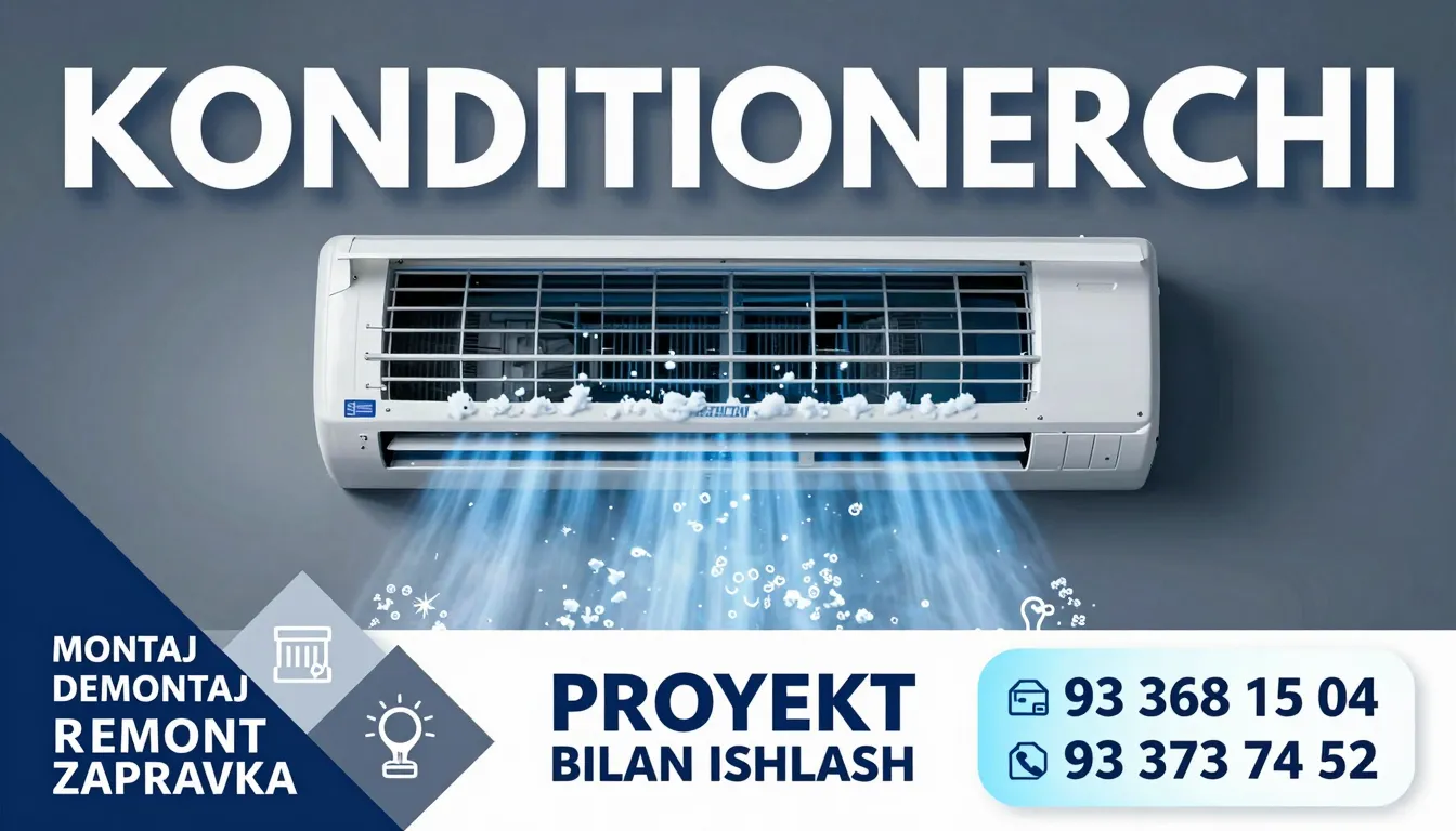 A high-quality commercial poster for an HVAC technician. Top...