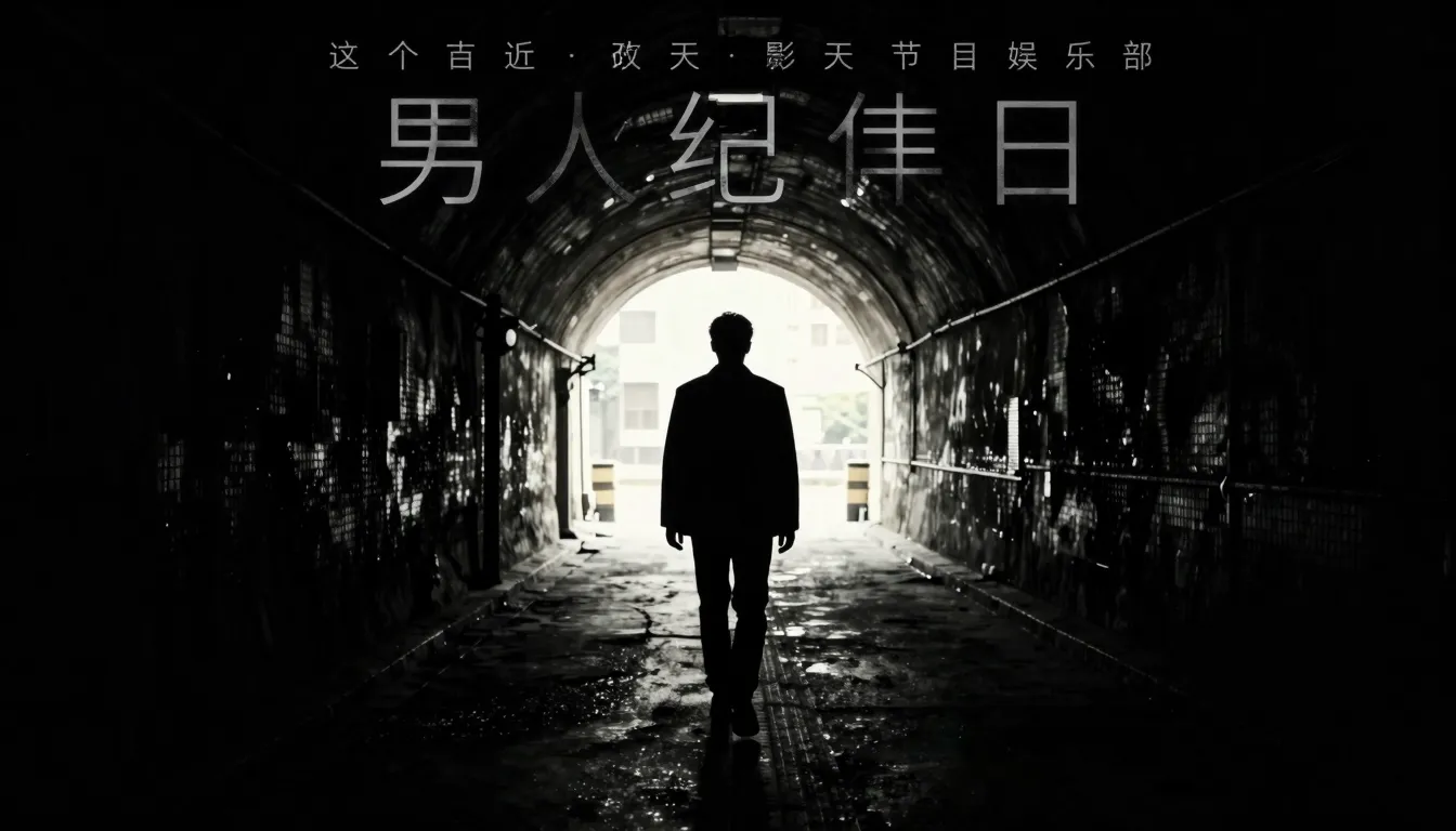 Dramatic movie poster background, a silhouette of a person w...