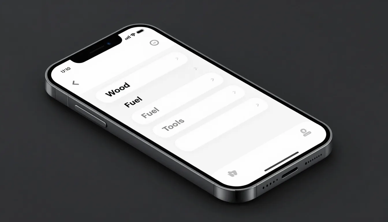 A clean, modern smartphone interface showing a simple financ...