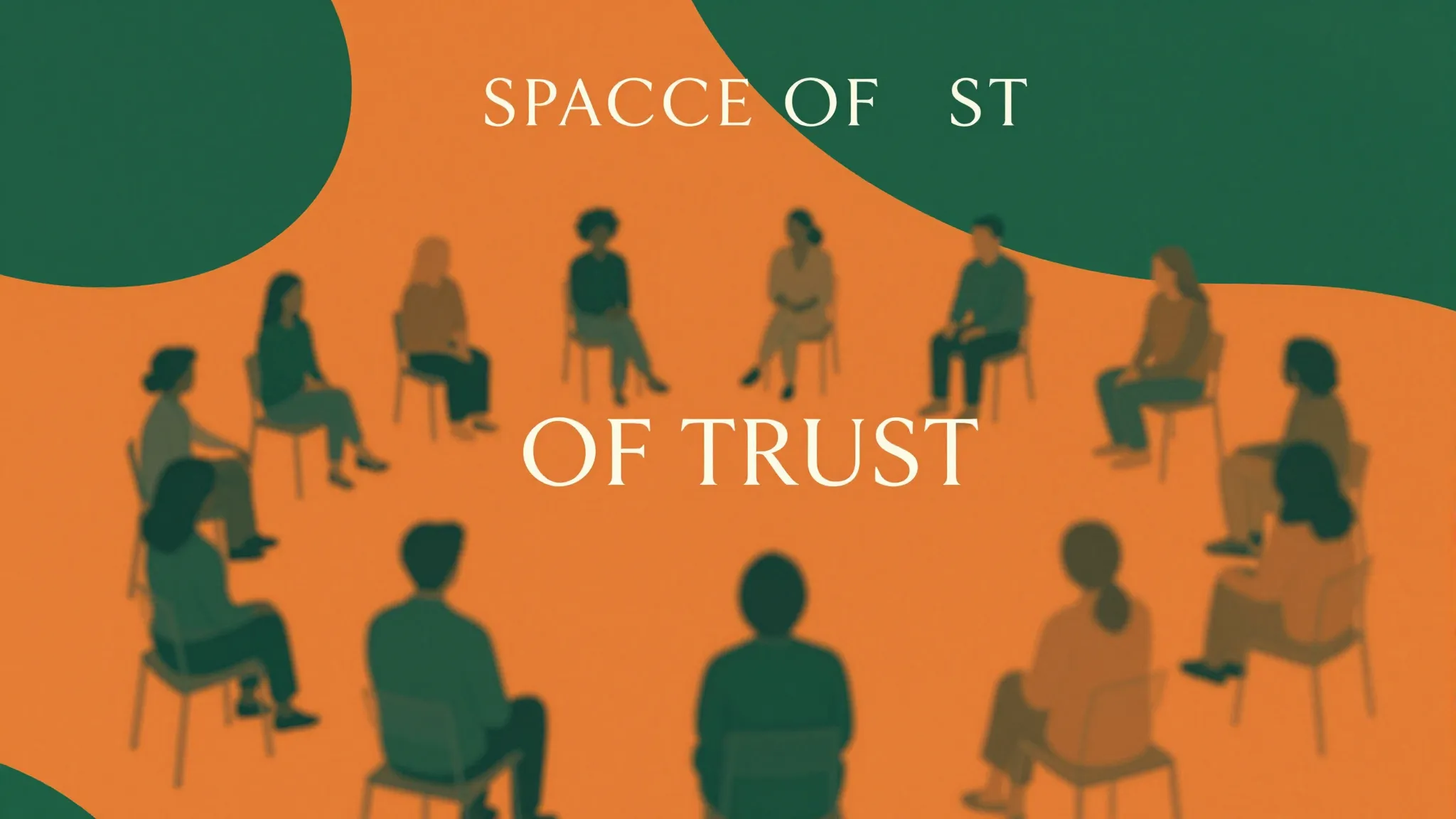 Modern graphic design for a psychological workshop poster. C...