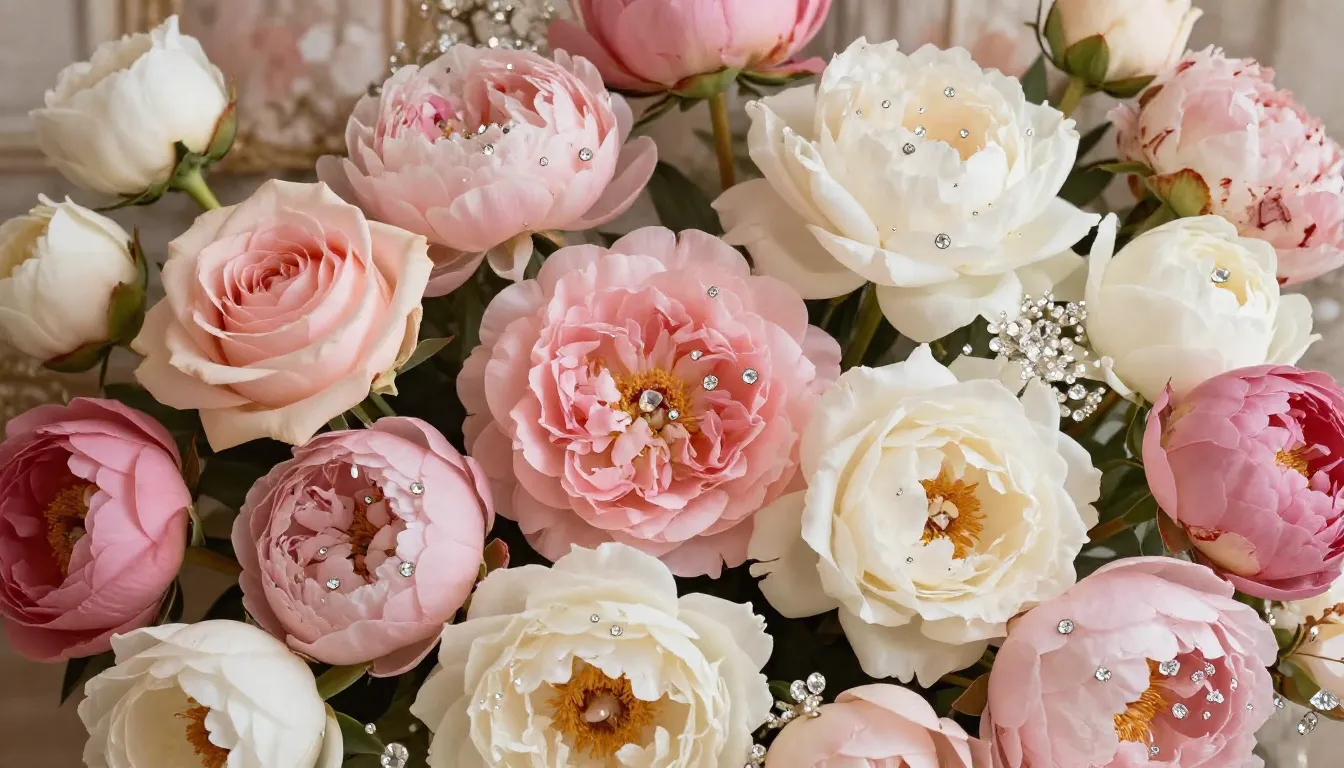 Elegant VK cover for a woman. The background features lush b...