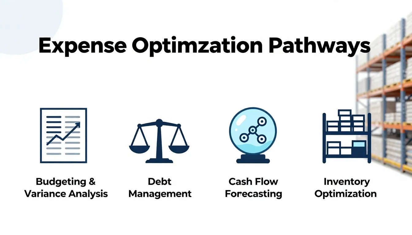 A visual representation of 'Expense Optimization Pathways'. ...