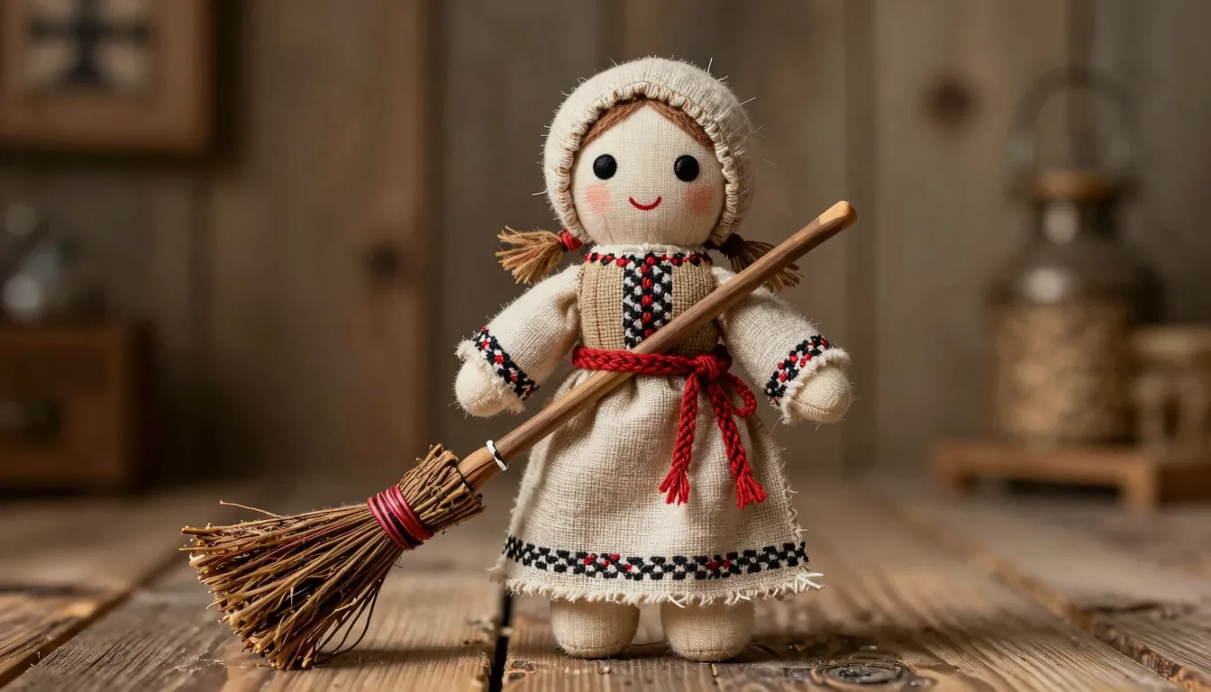 Professional studio photography of a handmade textile Baba Y...