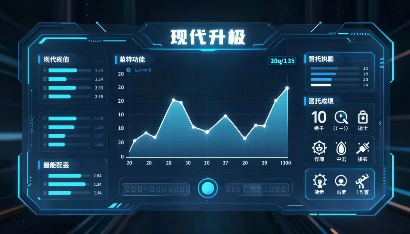 A futuristic digital dashboard displaying probability charts...
