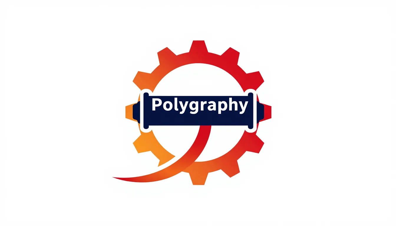 Logo for polygraphy business, a printing press roller leavin...