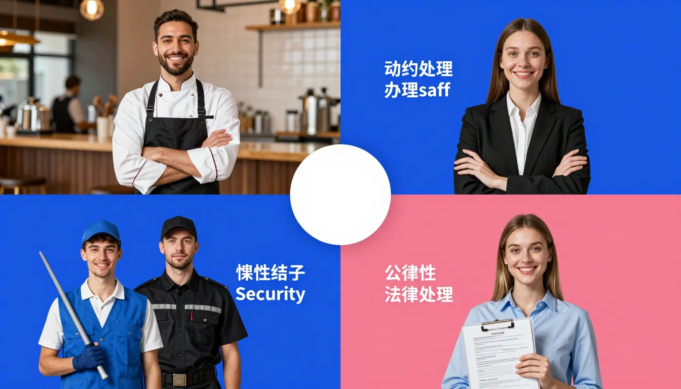 A high-quality graphic design for a job recruitment banner. ...