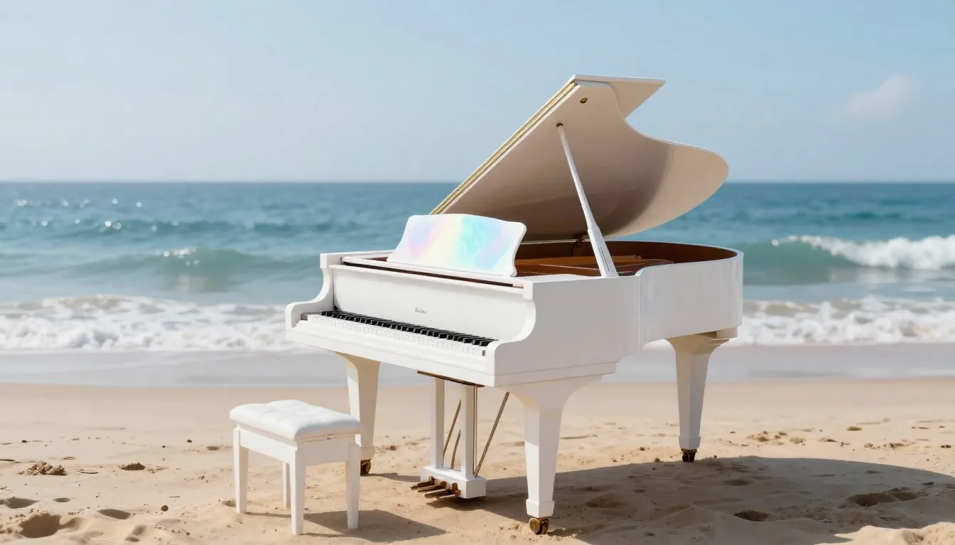 A holographic memory floating in the air showing a white gra...