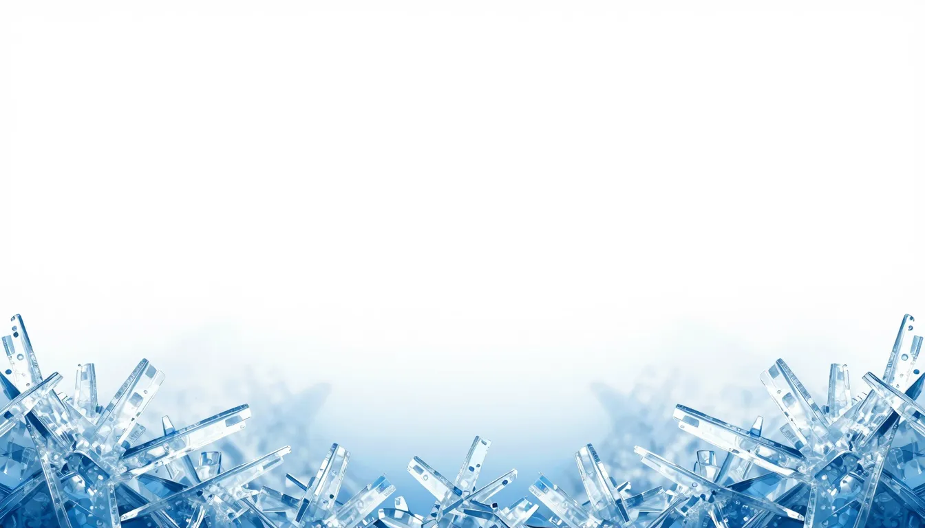 Professional flyer background design, abstract ice crystals ...